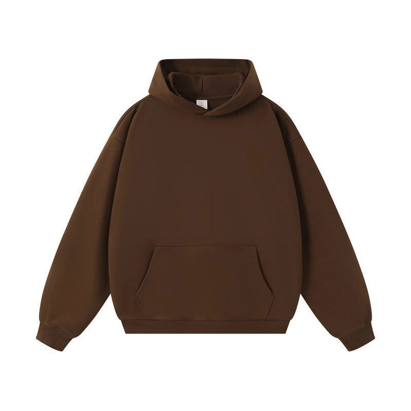 American-style Vintage Hooded Pullover Sweatshirt For Men