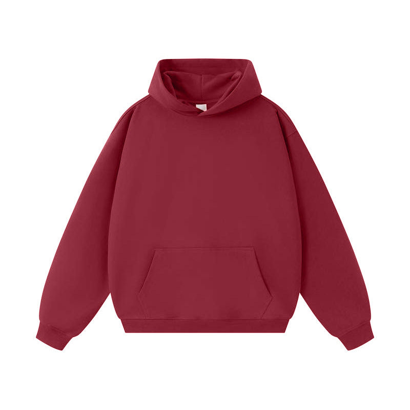 American-style Vintage Hooded Pullover Sweatshirt For Men