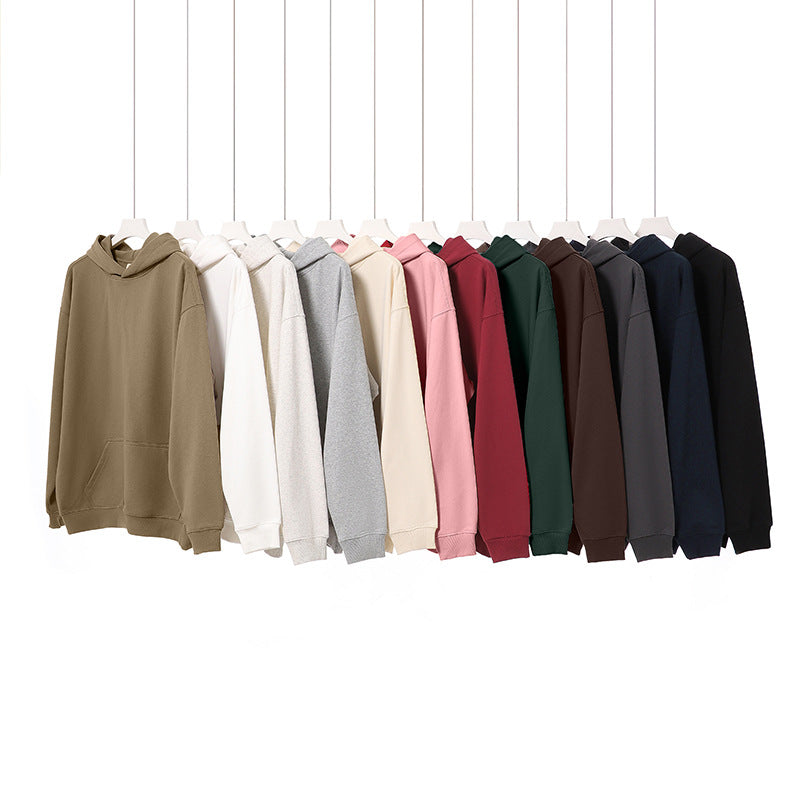 American-style Vintage Hooded Pullover Sweatshirt For Men