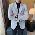 Men's Fashionable Casual Striped Suit Jacket