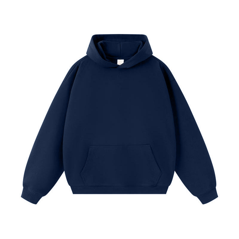 American-style Vintage Hooded Pullover Sweatshirt For Men