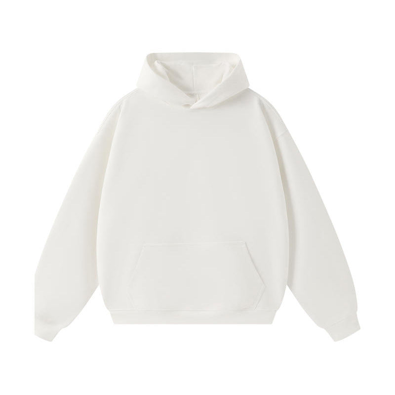 American-style Vintage Hooded Pullover Sweatshirt For Men